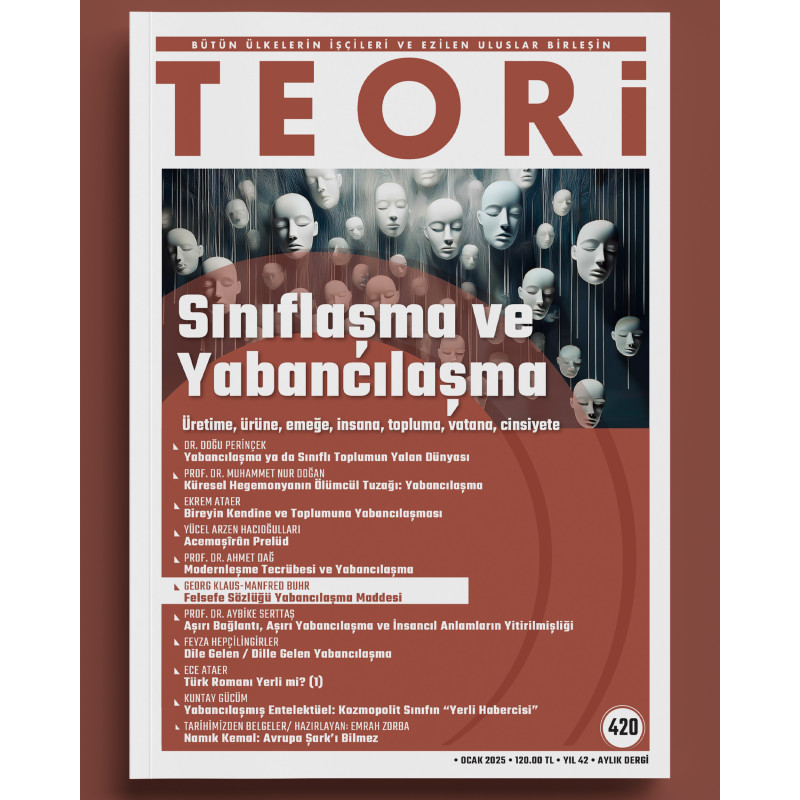 Sınıflaşma ve Yabancılaşma